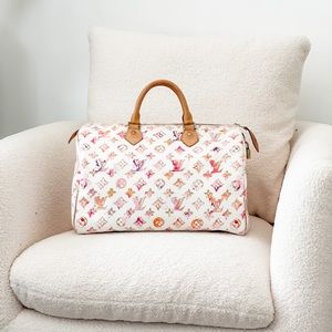 LOUIS VUITTON WATERCOLOR AQUARELLE SPEEDY 35
